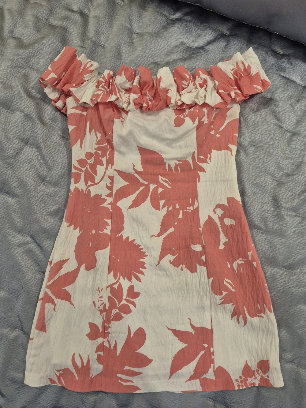 Lucy Paris Kyzie Ruffle Off The Shoulder Dress